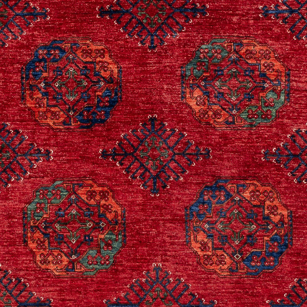Tapis afghan - Kunduz - 312 x 208 cm - rouge