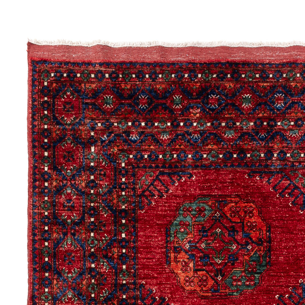 Tapis afghan - Kunduz - 312 x 208 cm - rouge