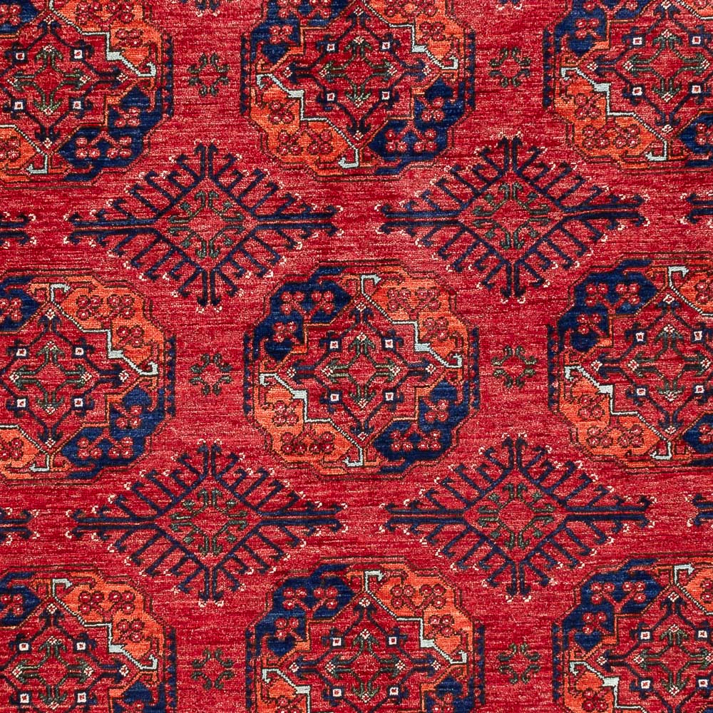 Tapis afghan - Kunduz - 296 x 207 cm - rouge clair