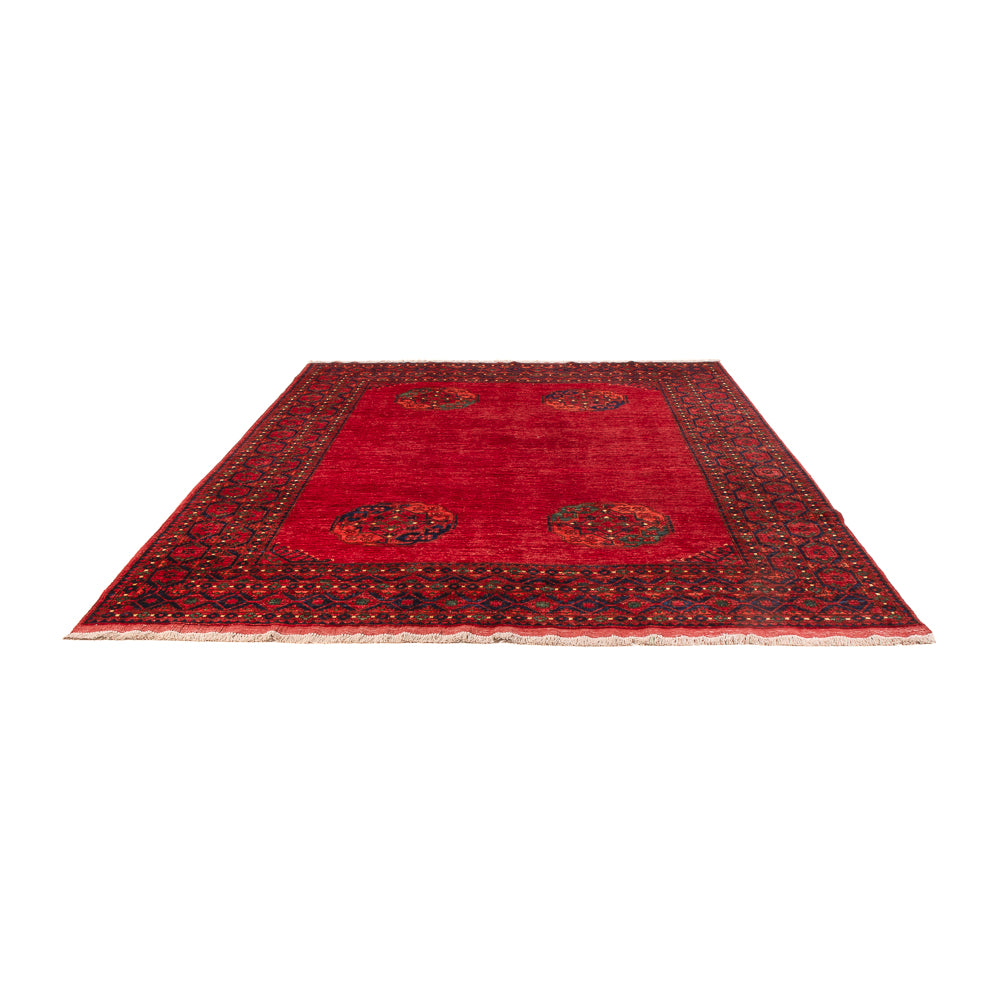 Tapis afghan - Kunduz - 288 x 216 cm - rouge