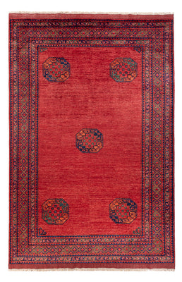 Tapis afghan - Kunduz - 302 x 203 cm - rouge