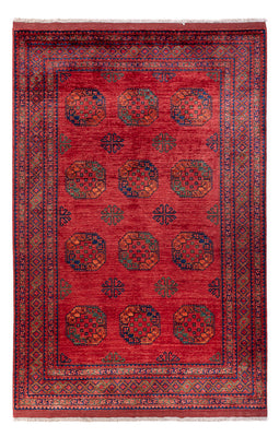 Tapis afghan - Kunduz - 305 x 203 cm - rouge