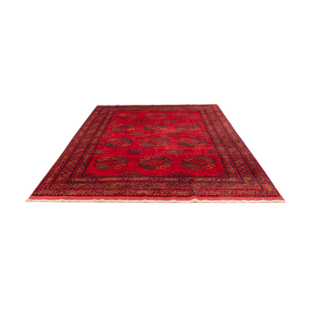 Tapis afghan - Kunduz - 305 x 203 cm - rouge