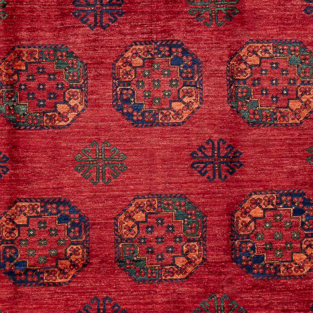 Tapis afghan - Kunduz - 300 x 201 cm - rouge