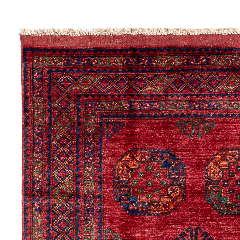 Tapis afghan - Kunduz - 300 x 201 cm - rouge