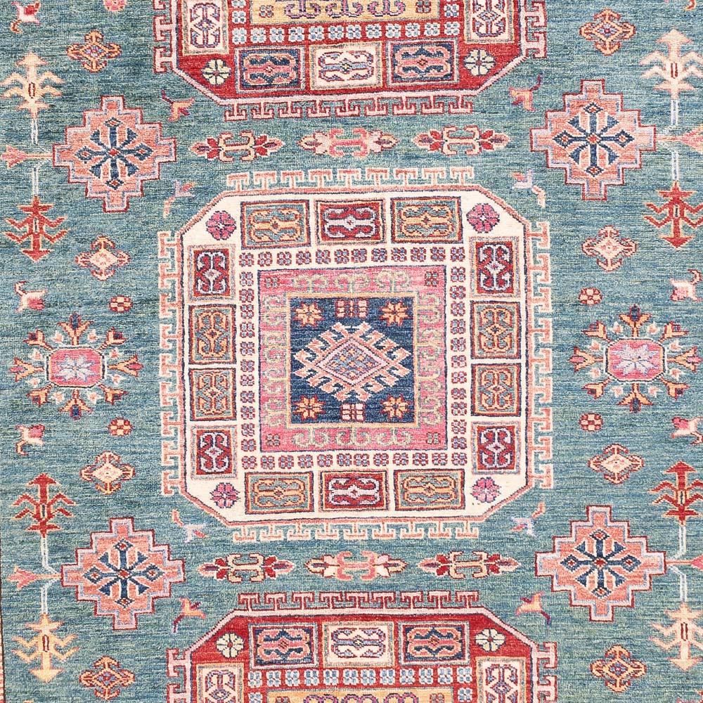 Tapis Ziegler - Kazak - 296 x 204 cm - vert