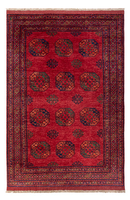 Tapis afghan - Kunduz - 298 x 201 cm - rouge