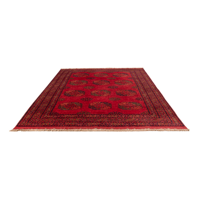 Tapis afghan - Kunduz - 298 x 201 cm - rouge