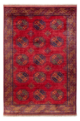 Tapis afghan - Kunduz - 301 x 200 cm - rouge