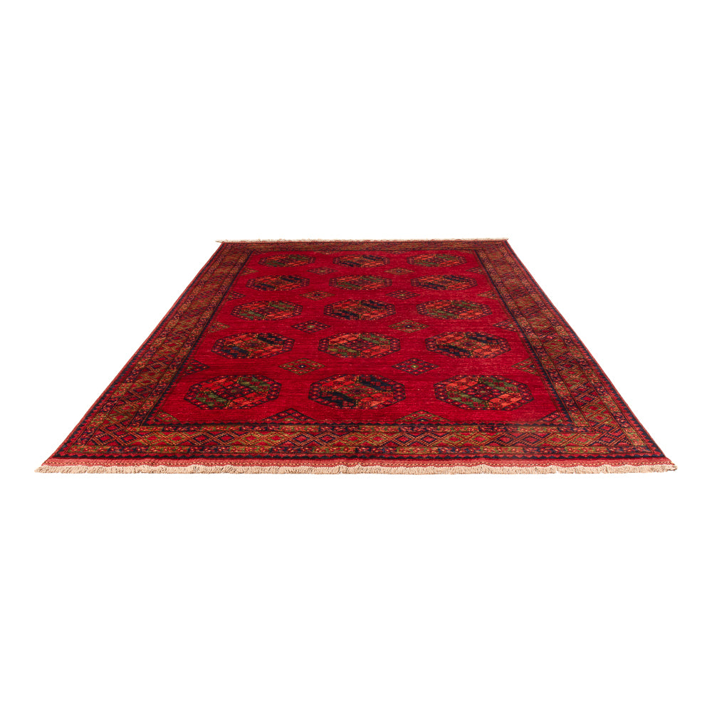 Tapis afghan - Kunduz - 301 x 200 cm - rouge