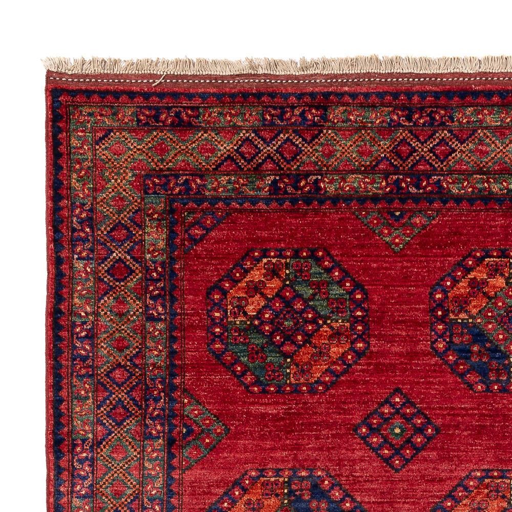Tapis afghan - Kunduz - 300 x 206 cm - rouge