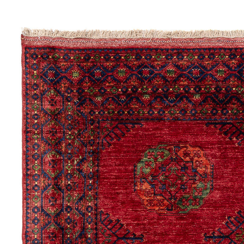 Tapis afghan - Kunduz - 296 x 214 cm - rouge