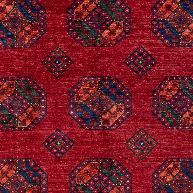 Tapis afghan - Kunduz - 310 x 206 cm - rouge