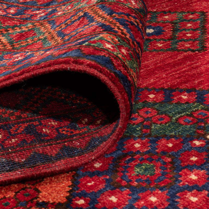 Tapis afghan - Kunduz - 310 x 206 cm - rouge