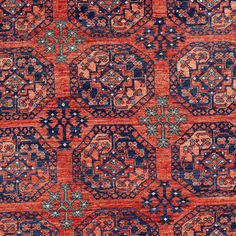 Tapis afghan - Kunduz - 298 x 205 cm - rouge clair