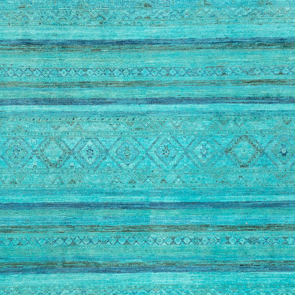 Tapis Ziegler - Moderne - Vintage/Overdyed - 295 x 207 cm - turquoise