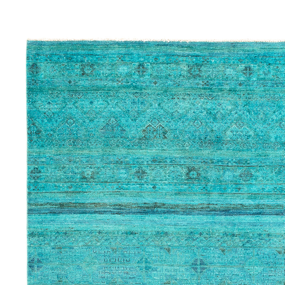 Tapis Ziegler - Moderne - Vintage/Overdyed - 295 x 207 cm - turquoise