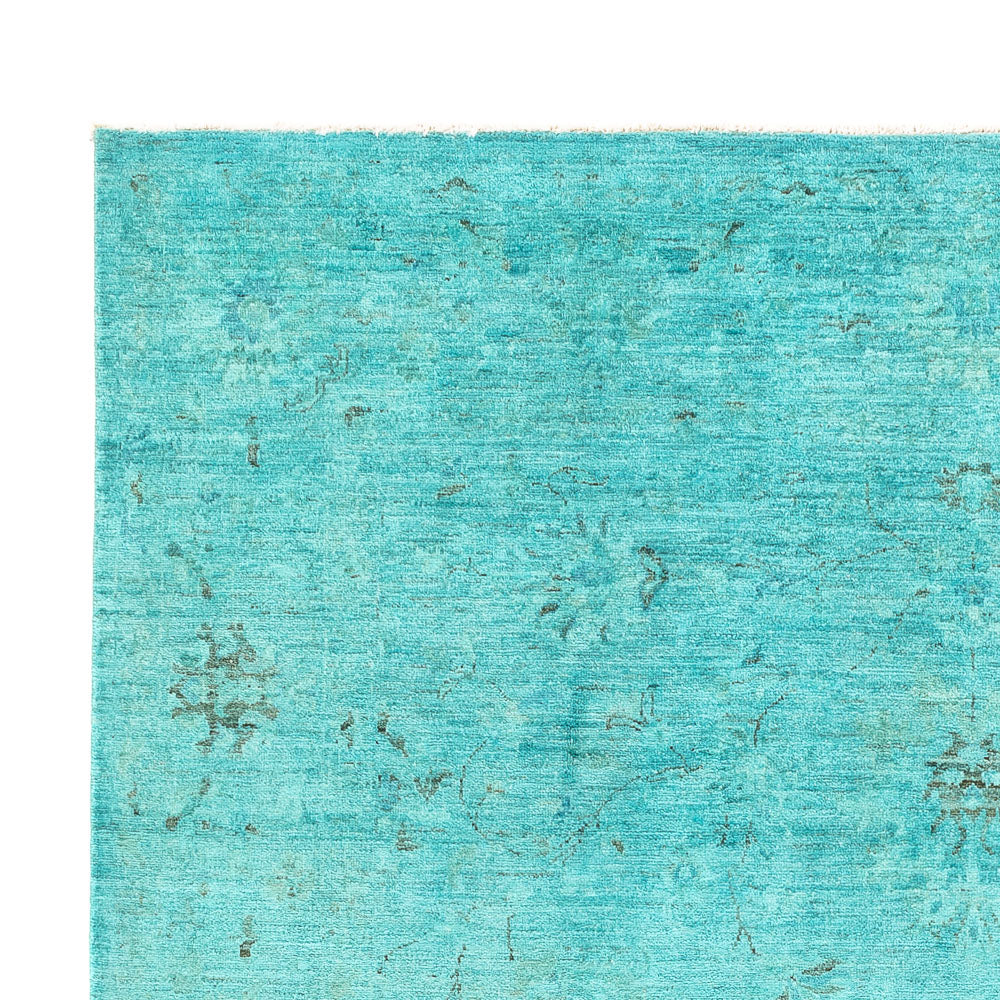 Tapis Ziegler - Moderne - Vintage/Overdyed - 293 x 201 cm - turquoise