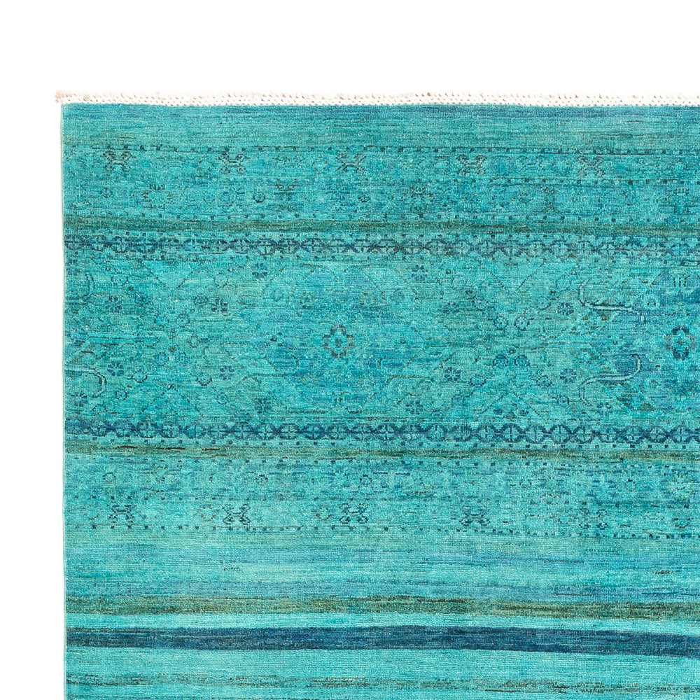 Tapis Ziegler - Moderne - Vintage/Overdyed - 314 x 204 cm - turquoise