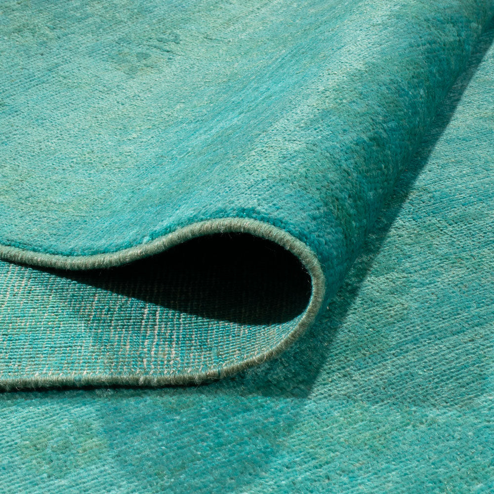 Tapis Ziegler - Moderne - Vintage/Overdyed - 292 x 198 cm - turquoise
