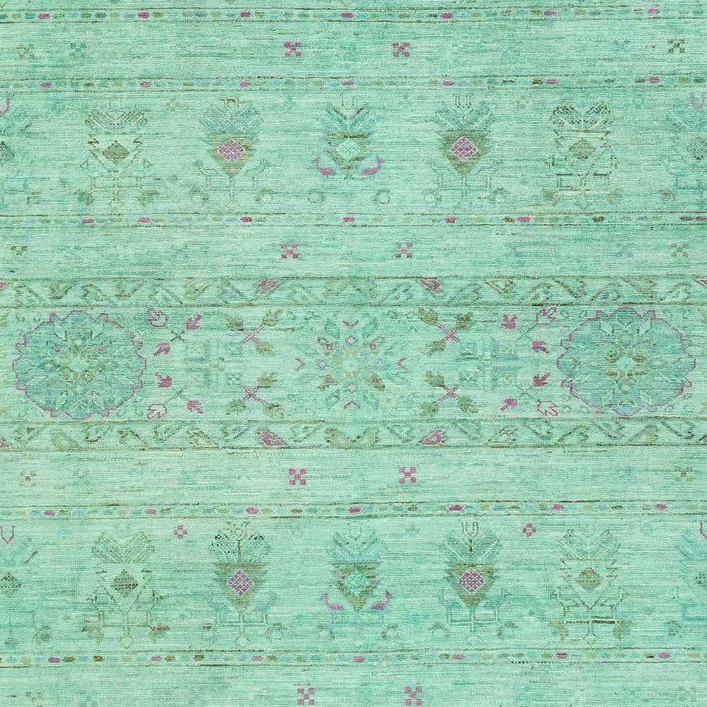 Tapis Ziegler - Moderne - Vintage/Overdyed - 308 x 206 cm - vert clair
