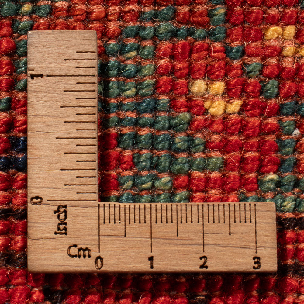 Tapis afghan - Kunduz - 305 x 209 cm - rouge