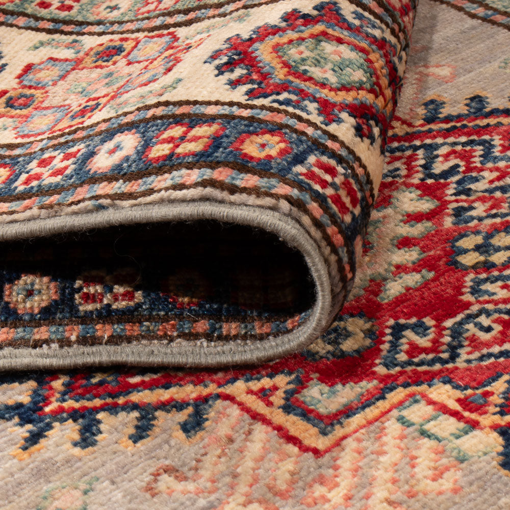 Tapis de couloir Tapis Ziegler - Kazak - 242 x 77 cm - saumon