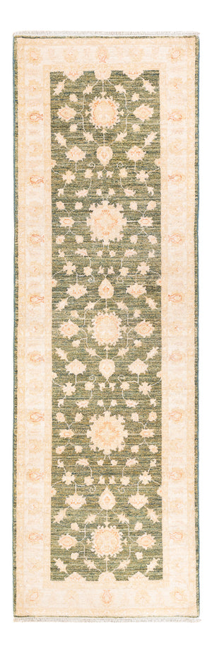 Tapis de couloir Tapis Ziegler - 252 x 82 cm - vert olive