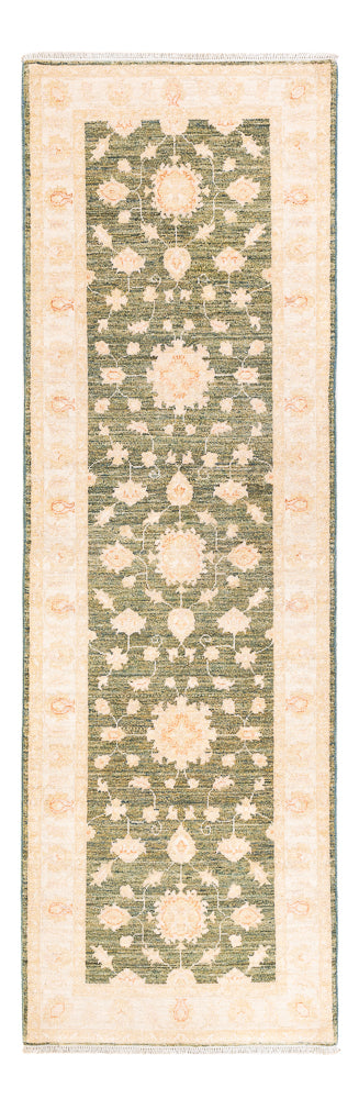 Tapis de couloir Tapis Ziegler - 252 x 82 cm - vert olive