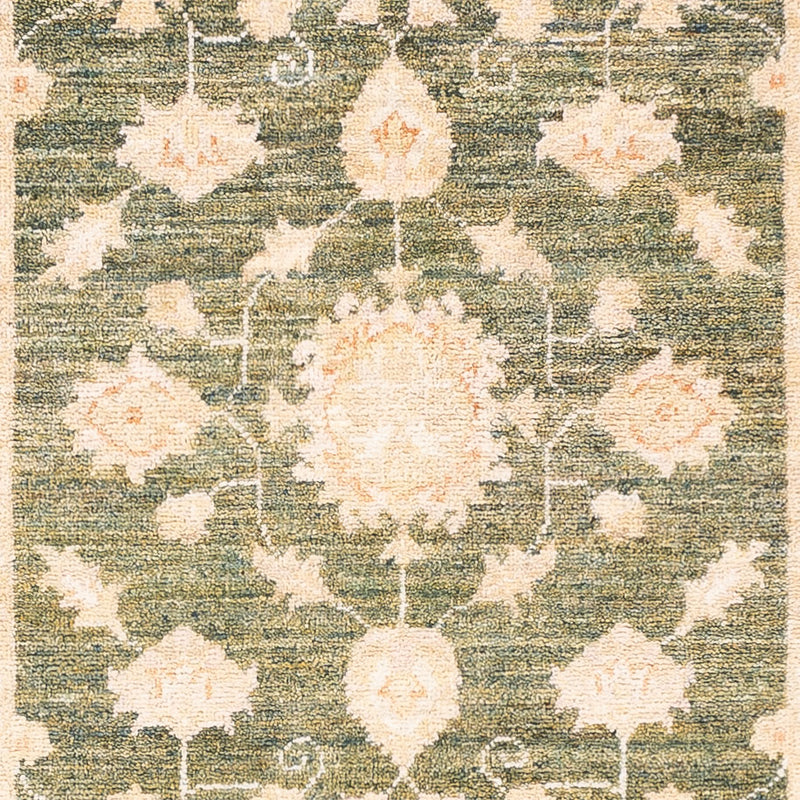 Tapis de couloir Tapis Ziegler - 252 x 82 cm - vert olive