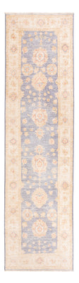 Tapis de couloir Tapis Ziegler - 298 x 79 cm - bleu pétrole