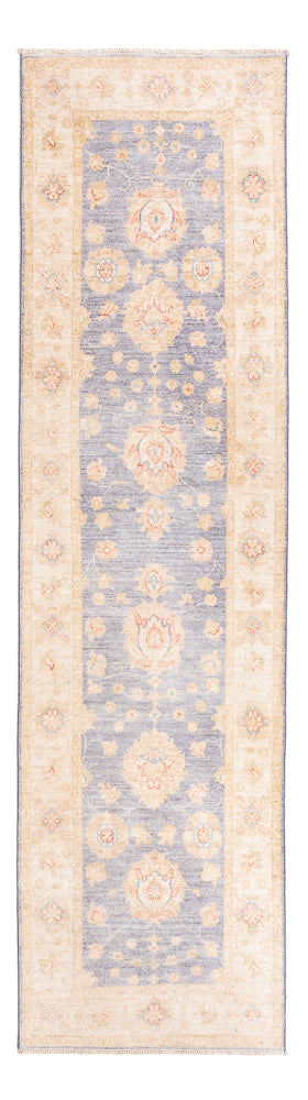 Tapis de couloir Tapis Ziegler - 298 x 79 cm - bleu pétrole