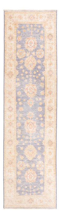 Tapis de couloir Tapis Ziegler - 298 x 79 cm - bleu pétrole