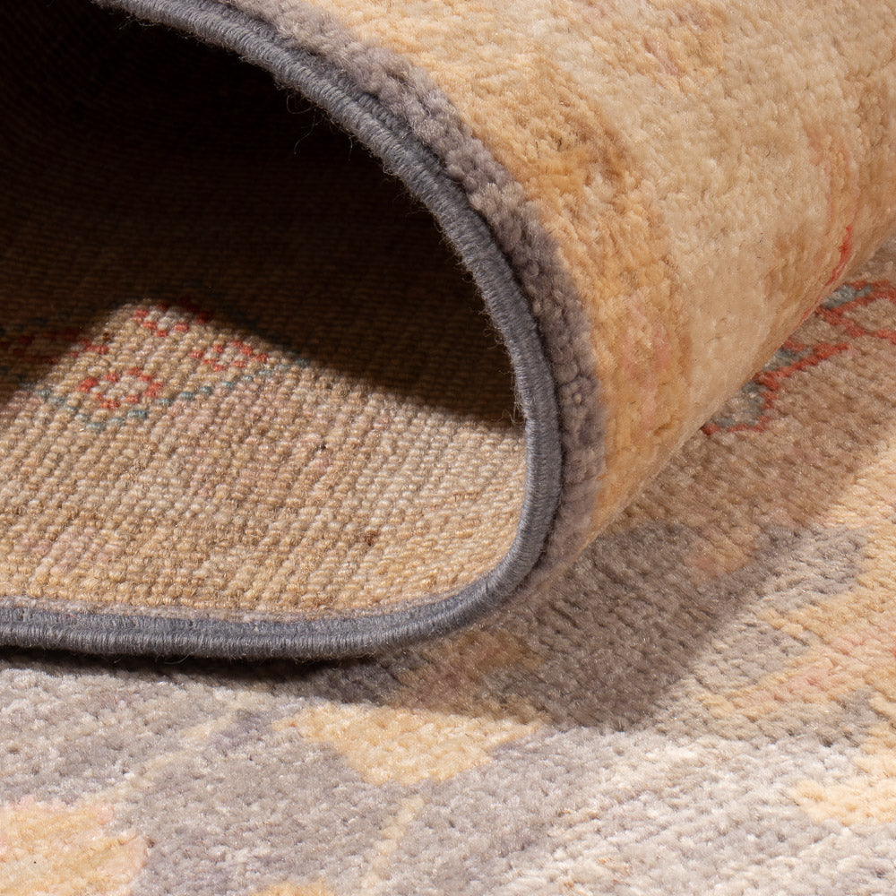 Tapis de couloir Tapis Ziegler - 298 x 79 cm - bleu pétrole