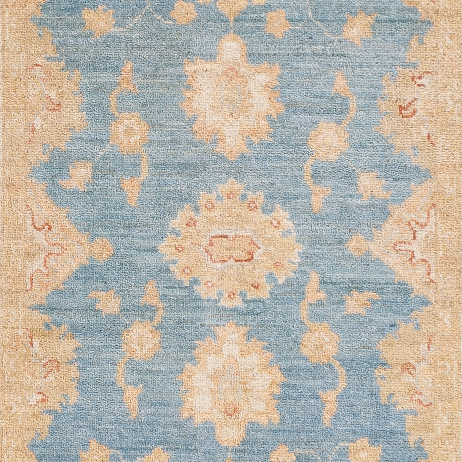 Tapis de couloir Tapis Ziegler - 293 x 84 cm - bleu