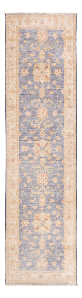Tapis de couloir Tapis Ziegler - 298 x 77 cm - bleu pétrole