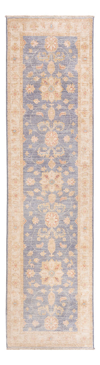 Tapis de couloir Tapis Ziegler - 298 x 77 cm - bleu pétrole