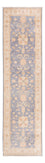 Tapis de couloir Tapis Ziegler - 298 x 77 cm - bleu pétrole