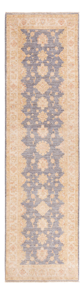Tapis de couloir Tapis Ziegler - 293 x 81 cm - bleu pétrole