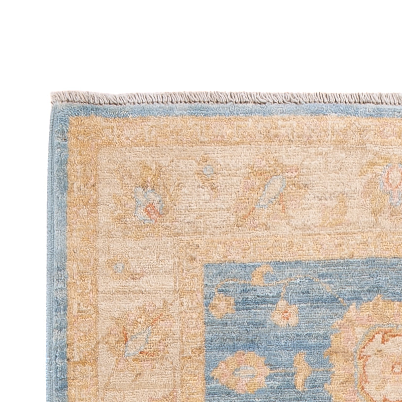 Tapis de couloir Tapis Ziegler - 287 x 83 cm - bleu