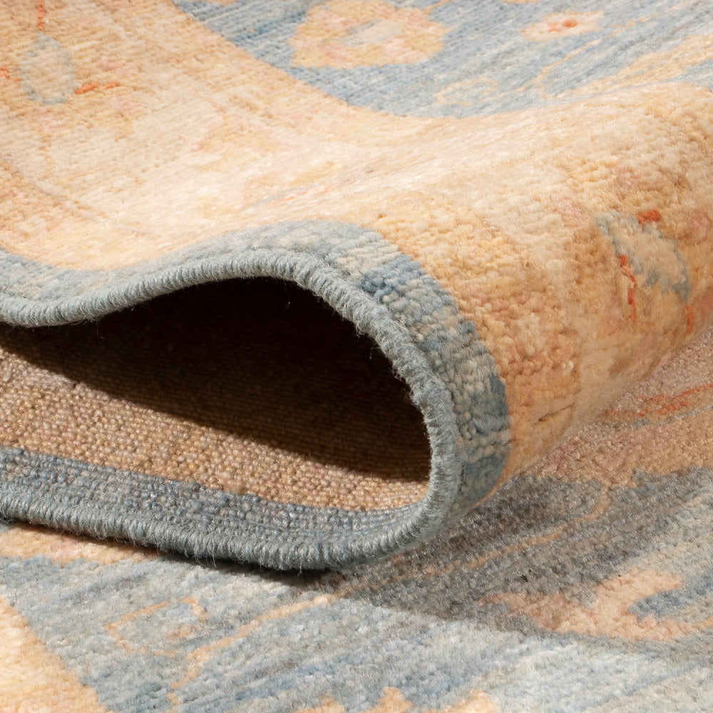 Tapis de couloir Tapis Ziegler - 287 x 83 cm - bleu