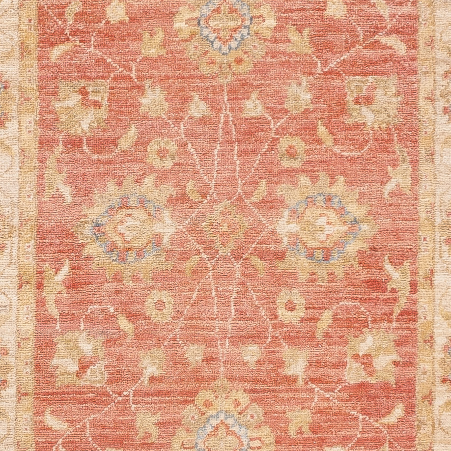 Tapis de couloir Tapis Ziegler - 294 x 80 cm - rouge clair