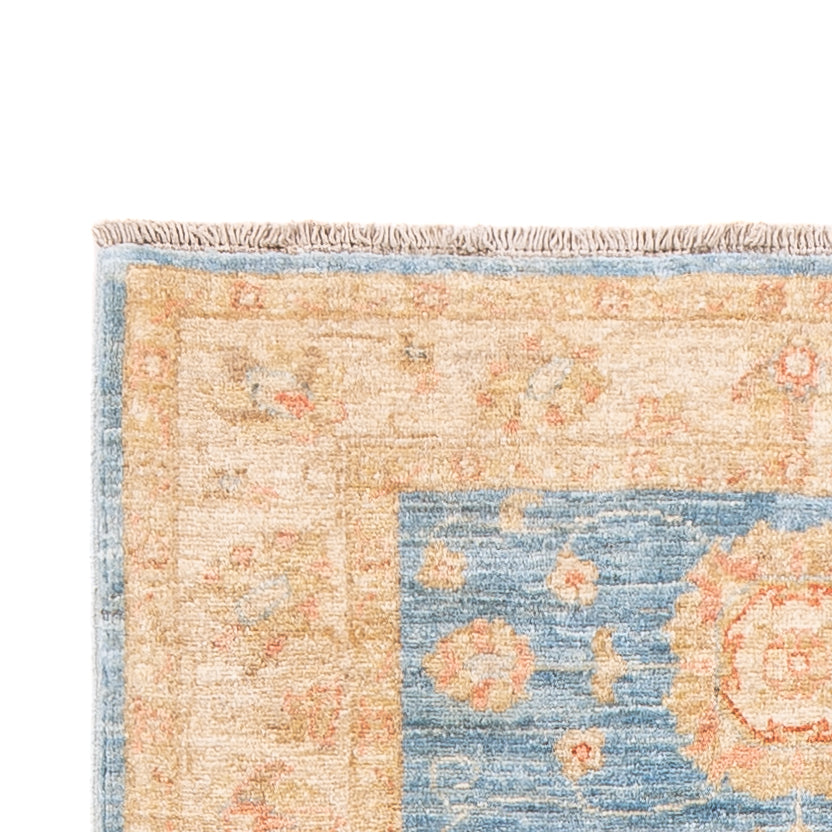 Tapis de couloir Tapis Ziegler - 294 x 84 cm - bleu
