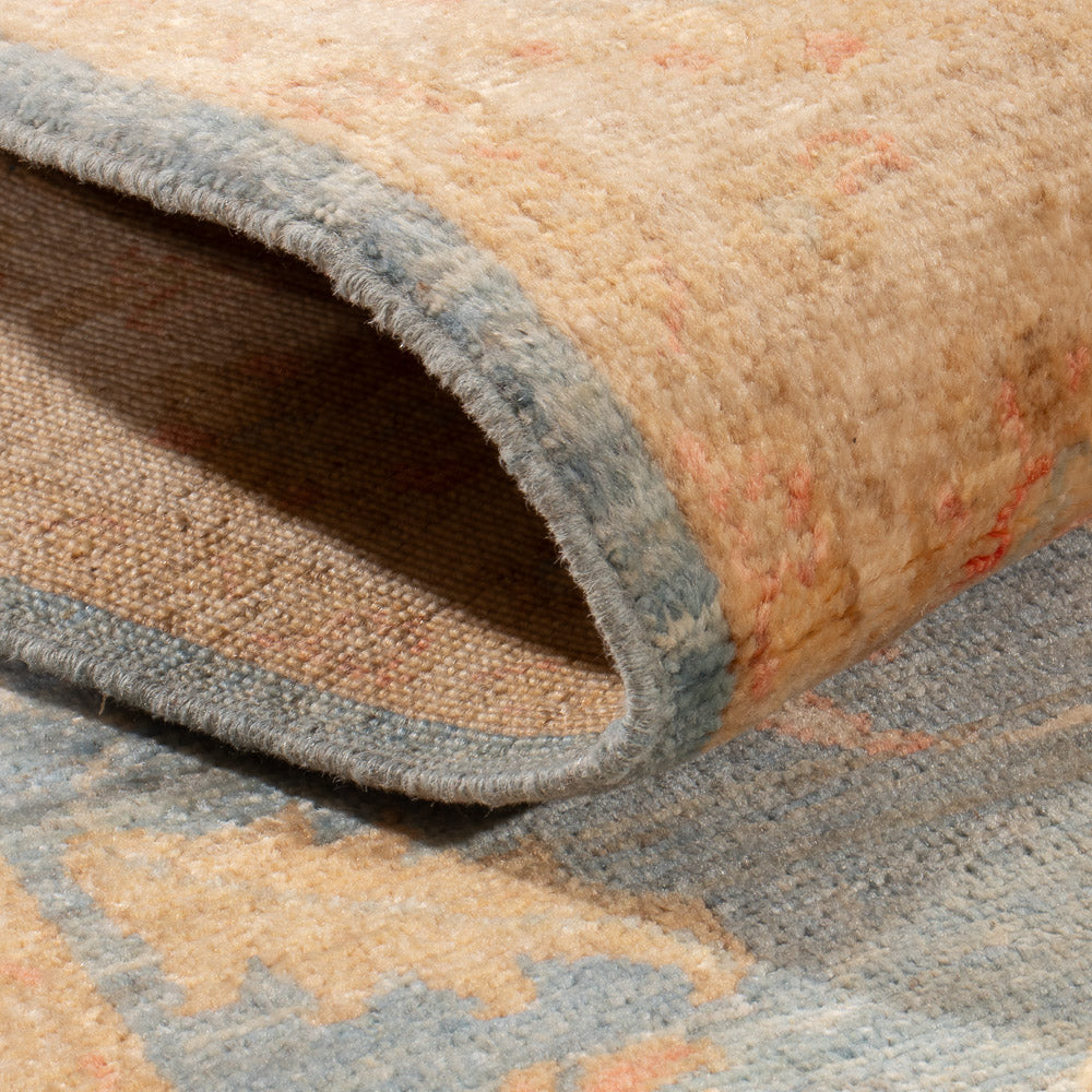 Tapis de couloir Tapis Ziegler - 294 x 84 cm - bleu