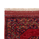 Tapis de couloir Tapis afghan - Kunduz - 237 x 83 cm - rouge