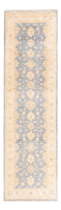 Tapis de couloir Tapis Ziegler - 294 x 84 cm - bleu pétrole