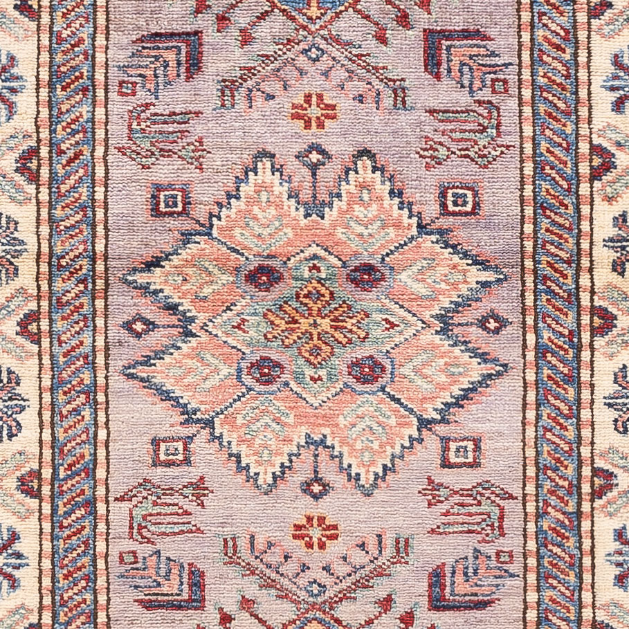 Tapis de couloir Tapis Ziegler - Kazak - 250 x 78 cm - saumon