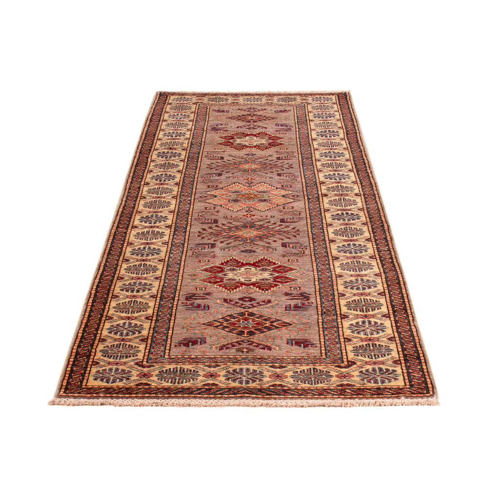 Tapis de couloir Tapis Ziegler - Kazak - 250 x 78 cm - saumon