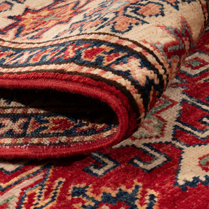 Tapis de couloir Tapis Ziegler - Kazak - 251 x 74 cm - rouge