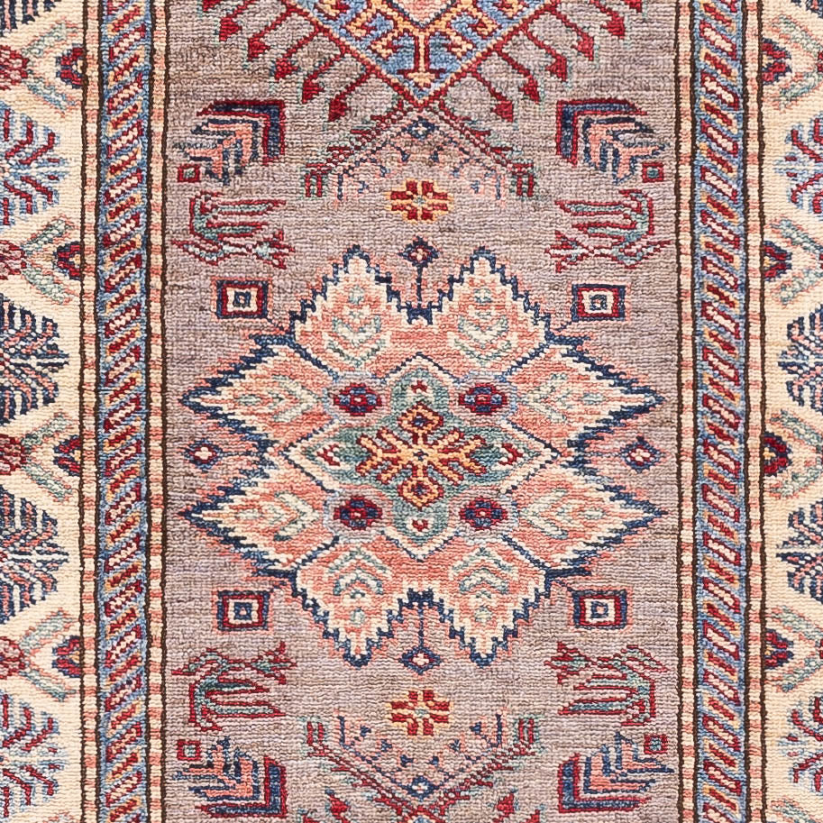 Tapis de couloir Tapis Ziegler - Kazak - 252 x 76 cm - saumon